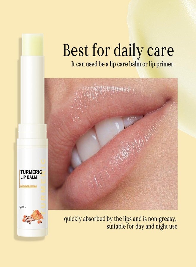 Freeorr Turmeric Lip Treatment Kit for Dark Lips, Lip Scrub&Lip Balm for Smokers, Lip Exfoliator Scrub for Hydration Chapped and Cracked Peel Lips - Image 2